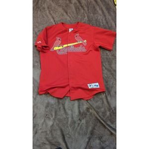Vintage Majestic Mark Mcgwire Red Jersey size Adult L
